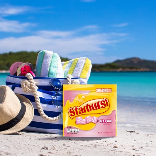 STARBURST All Pink Fruit Chews Chewy Candy, Sharing Size, 15.6 oz Bag - Thumbnail 4