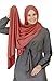 VeilWear Cotton head scarf, instant hijab, ready to wear muslim accessories for women (Terracotta)