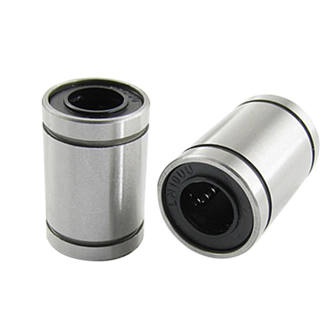 Bearing, 2 Pcs LM10 Steel Linear Motion Ball Bearings Wear Resistance