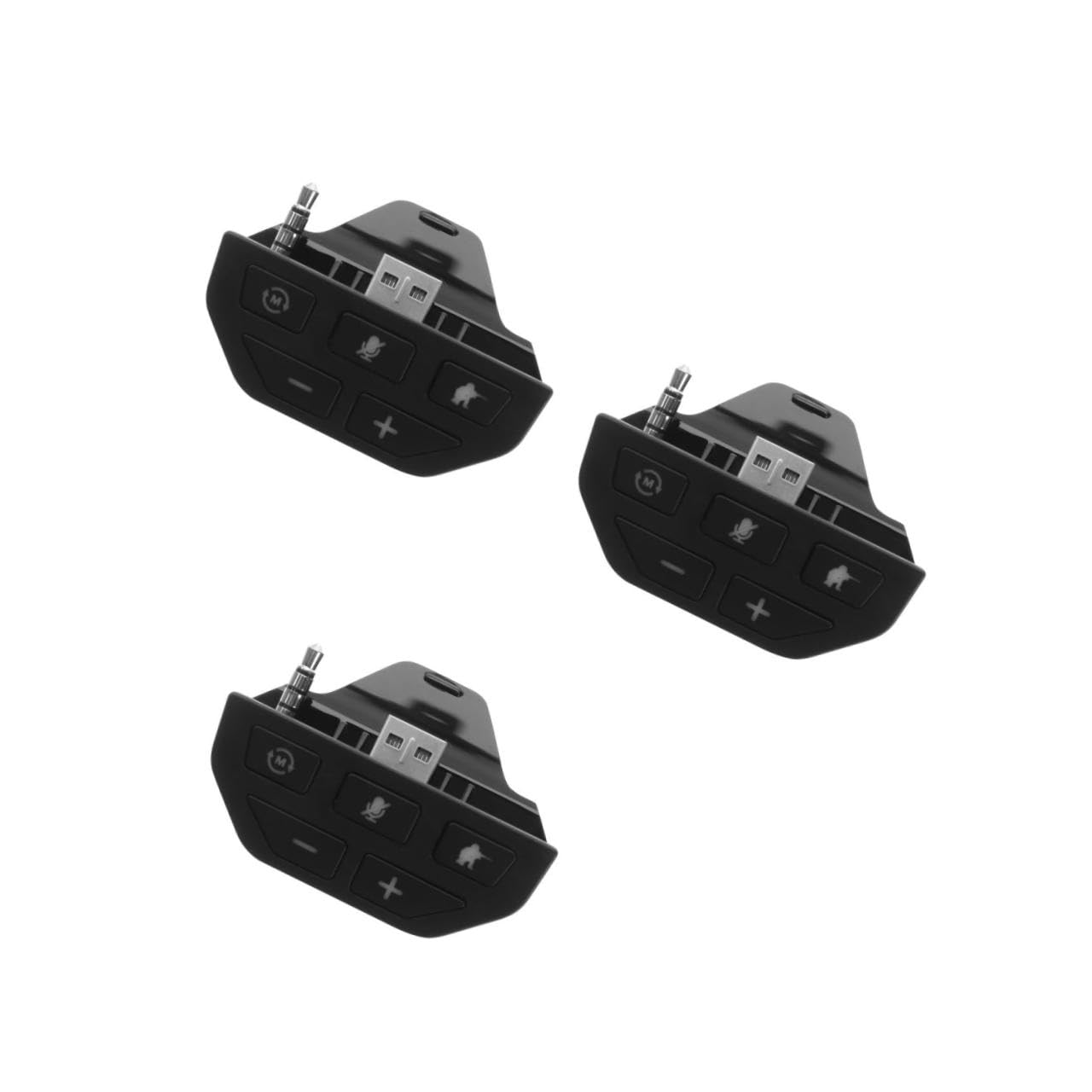 DOITOOL 3piezas Adaptador De Auriculares Estéreo para Conversor De Audio para Compatible Controladores De Compacto y Portátil