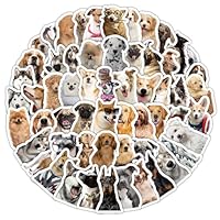 100 Pcs Cute Dog Stickers for Kids, Waterproof Puppy Stickers for Water Bottle Laptop, Dog Decor & Party Favors for Boys Girls
