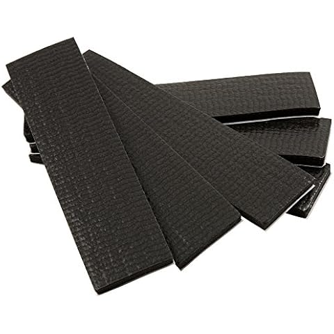 SoftTouch Self-Stick Non-Slip Surface Grip Pads - (6 pieces), 1" x 4" Strip - Black - 4739495N Cover