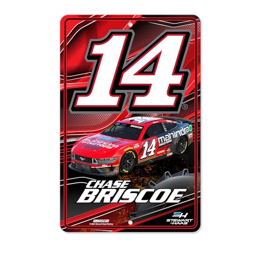 Rico Industries NASCAR Racing Chase Briscoe No. 14 11" x 17" Metal Home Décor Sign