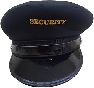 كاب سكيورتى - اسود، مقاس موحد، بوليستر، الرجال