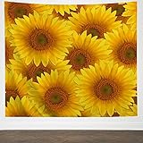 IcosaMro Frida Kahlo Tapestry, Art Wall Decor for Bedroom- Floral Women Artist Hippie Psychedelic Cool Wall Hanging for Home Living Room College Dorm