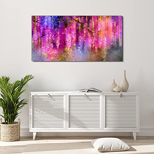 Image acrylique 120x60cm salon pour masquer un mur vide avec art abstrait