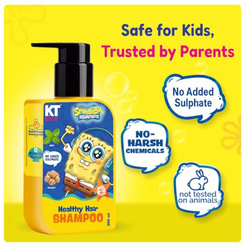 Image of Shampoo with Mint & Walnut for Kids (8-12 Years) - 200 ml (Pack of 1)