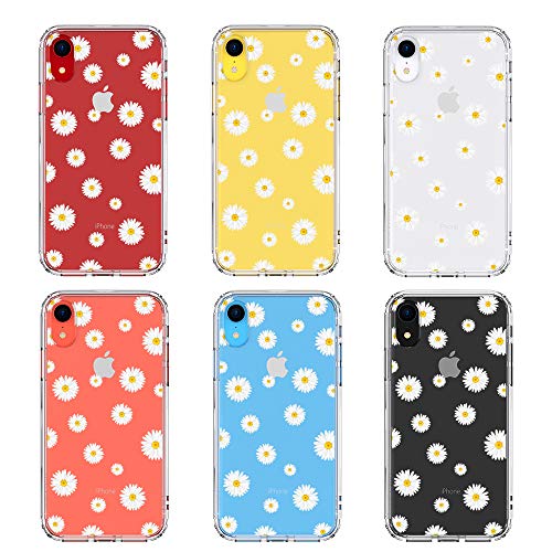 Mosnovo Compatible For Iphone Xr Case, Clear Daisy Floral Flower Pattern Print Design Girl Women With Transparent Tpu Bumper Protective Hard Back Case Cover For Iphone Xr #TOP2