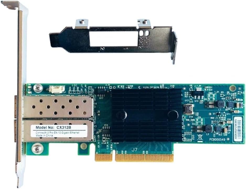 mcx312b-xcct connectx-3 pro network interface controller 10gbe dual port sfp+ pcie ethernet mellanox adapter card