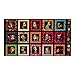 Loralie Designs Dog Happy 23.5in Panel Multi Fabric, Gold/Red/Black