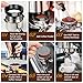 Y-Step 25 PCS Espresso Accessories Kit, Espresso Tamper Kit Coffee Tamper Set, 51mm Espresso Tamper with Spring Loaded Calibrated, 51mm Espresso Puck Screen and Dosing Funnel, WDT Tool, Latte Art Kit