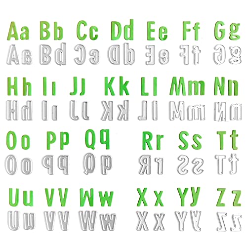 Lot de 52 matrices de découpe en métal pour la fabrication de cartes, le scrapbooking, les albums, la décoration, les loisirs créatifs Cover