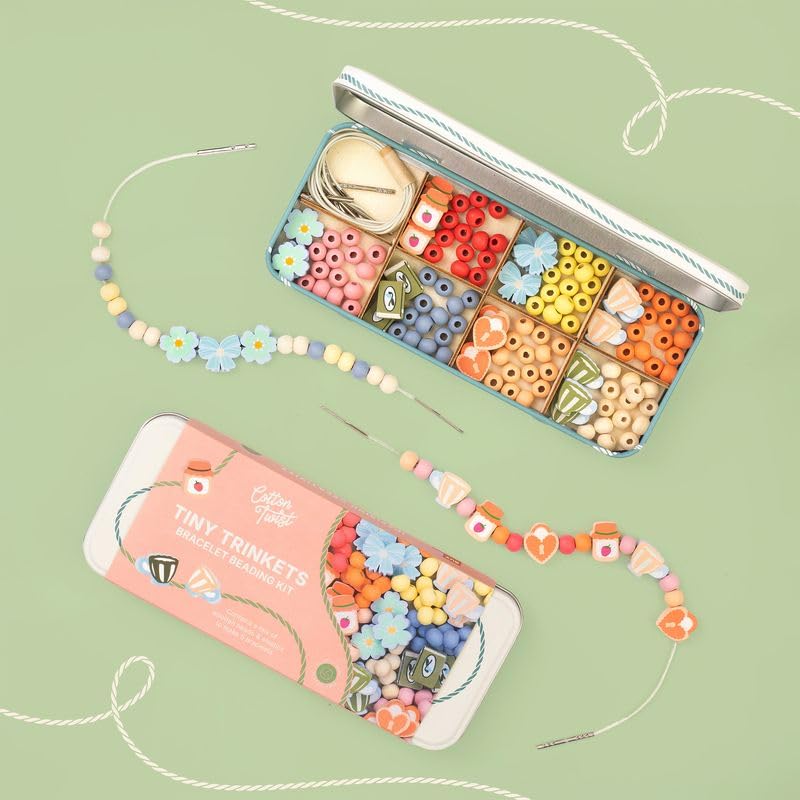 Kit de manualidades de cuentas de madera COTTON TWIST el regalo de cumpleaños infantil ideal