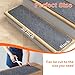 DailyCuddles Stair Treads for Wooden Steps 15 PCS - 8’’ x 30’’, Non Slip Stair Runner, Machine Washable Stair Rugs Strips for Kids Pets and Elderly, Indoor Carpet for Stairs (Grey)