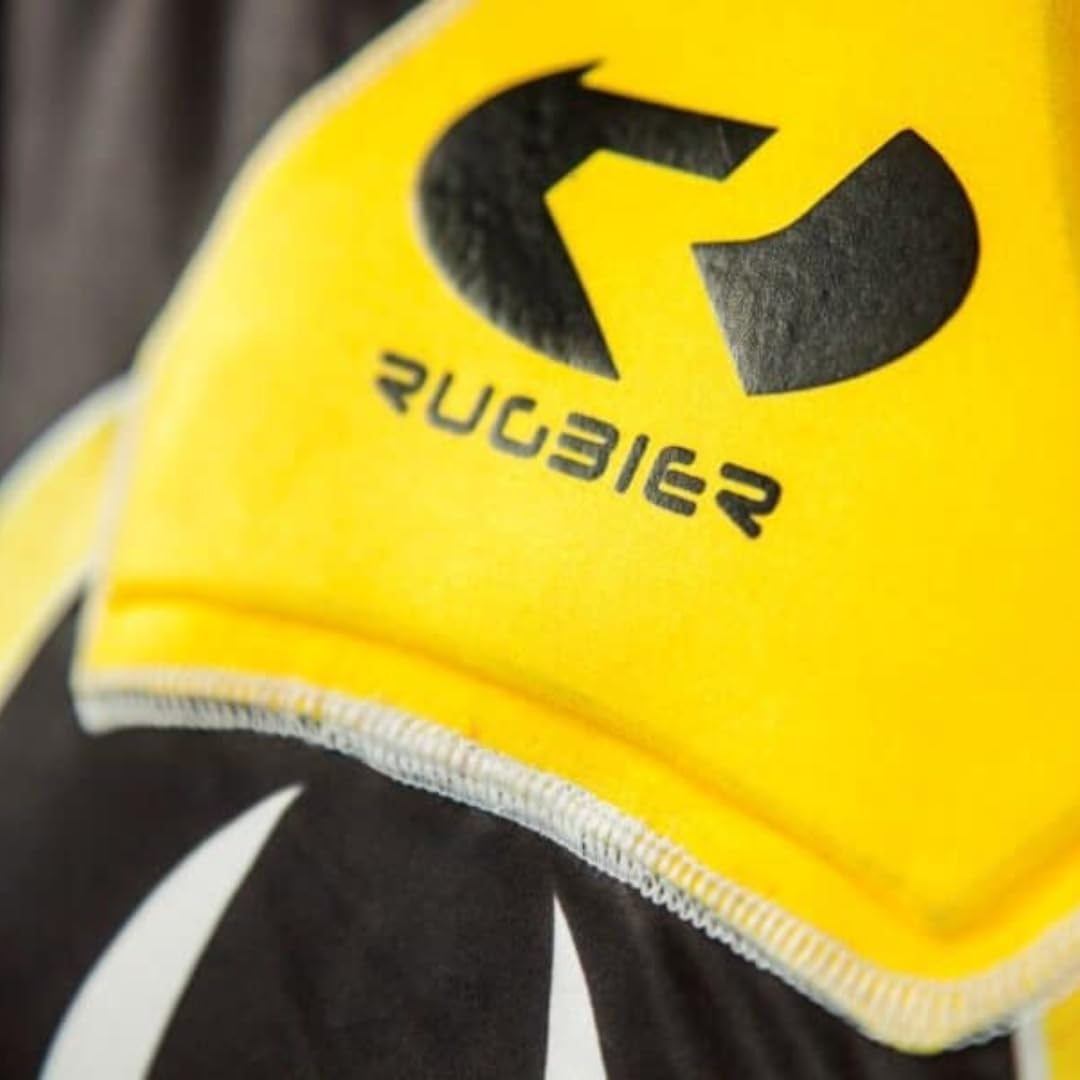 Épaulière de Rugby Professionnelle pour Hommes - Modèle Vulcano Jaune/Noir– Protection de Rugby Rembourrée - Catégories Masculines