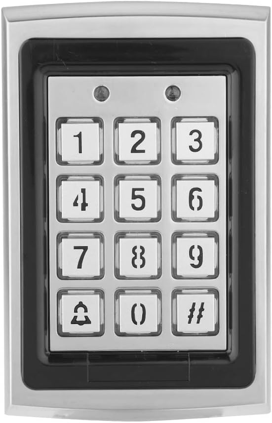 VBESTLIFE Access Control, Waterproof Door Backlit Keypad RFID Controller System Code, IC Cards Door Access Control for Home, Office, Living Area Supports 1000 standard users
