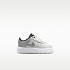 Nike Force 1 Low LV8 5 Zapatos para Bebé/Niños Pequeños (Summit White/Blanco/Plata Metálico/Negro) 5