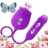 Novel Version 10 Modes Tool for Women Today Adult Silent Realistic Thrusting Stimulation with Strong Suction Cup for Hands-Free Play Electric Waterproof Toys 2026 P9855 (Purple)