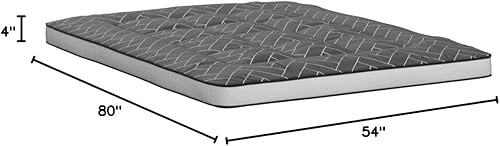 Miniatura 10 de MAXYOYO Colchón de futón japonés, extra grueso, con patrón de diente de león, acolchado, plegable, transpirable, tumbona para el suelo, cama de