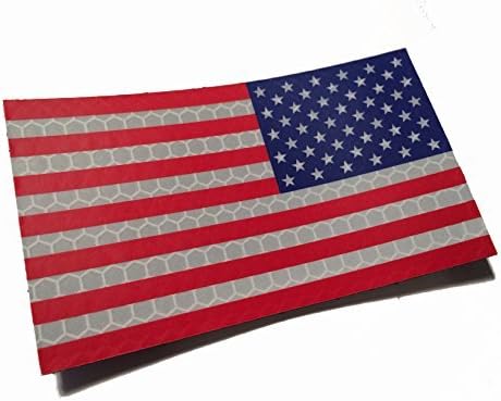 Reversed Full Color Us Ir Infrared USA Flag Military Patch by Empire Tactical