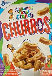 UPC 016000145115 product image for Churros Cinnamon Toast Crunch Breakfast Cereal, 11.9 OZ Cereal Box (B07K74S7QD) | upcitemdb.com