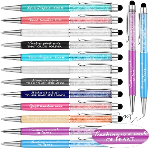 Glitter Teacher Pens, 24-Pack