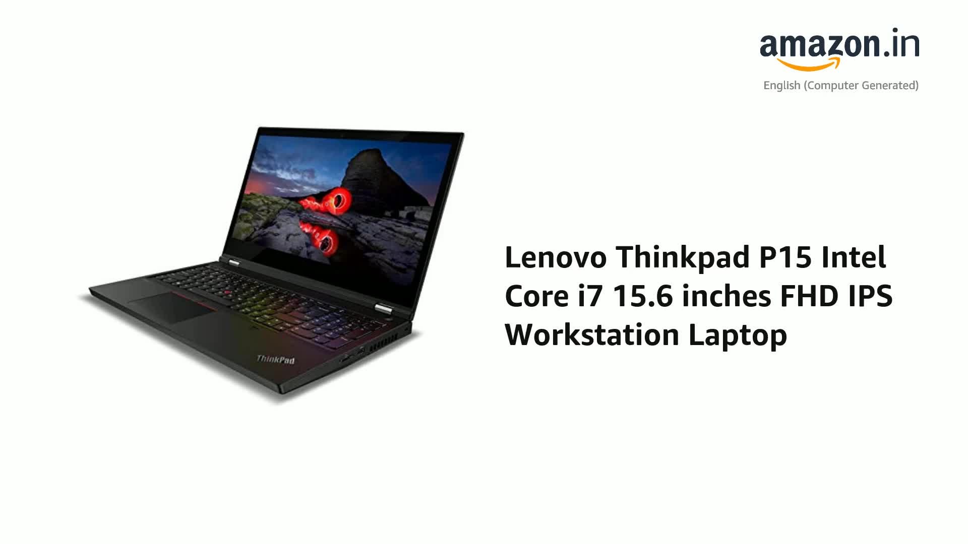 Lenovo Thinkpad P15 Intel Core i7-15.6