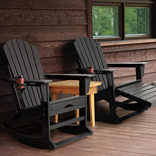 Adirondack Chair With Ottoman,Folding Adirondack Chairs,Rocking Adirondack Chair With Cup Holder,Adirondack Chairs Weather Resistant,Fire Pit Chairs,Plastic Adirondack Chairs For Adults,350 Lbs #TOP7