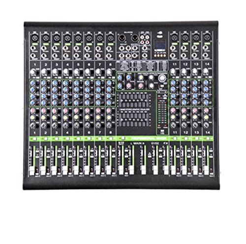 Party DJ Mixer 12/8-Channel 16DSP 7Stage Equalization USB Mixer Dj Console for Conference...