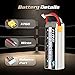 HRB 5S Lipo Battery XT60 3000mAh 18.5V 60C RC Lipo Battery Compatible with RC Car RC Plane RC Truck RC Boat