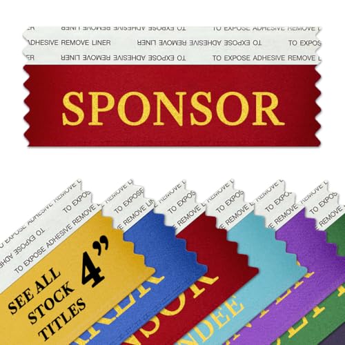 Sponsor 4 Badge Ribbons image