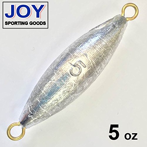 Dolphin Tackle Torpedo 5 oz (2 pcs) Fishing Sinker, Lead, Weight