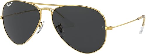 Vista 118 de Ray-Ban Rb3025 Classic Aviator - Lentes de sol clásicos de aviador Polarizado dorado/verde