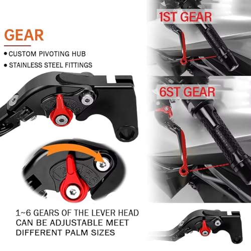 Levier d'embrayage moto extensible évitant la casse sur Raptor - 5
