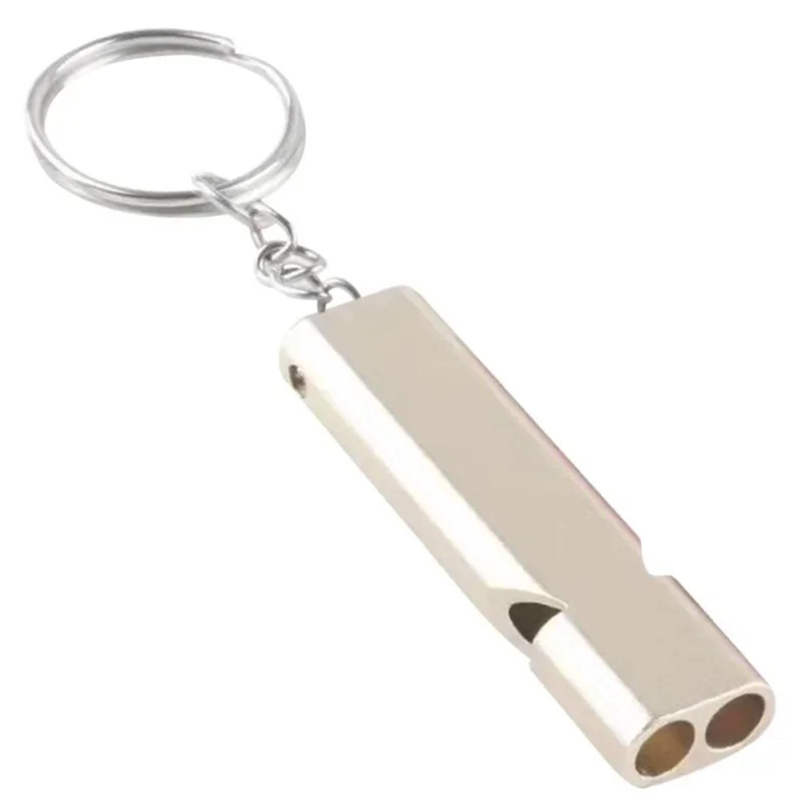 Sifflet d'urgence de survie double fréquence randonnée escalade souvenirs pom-pom girl or
