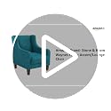 Image of Amazon Brand - Stone & Beam Waynes Fabric Accent /Lounge Chair (Blue)
