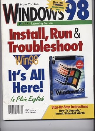 How to use WINDOWS 98 (Install, Run & Troubleshoot Win98 It's All Here ...