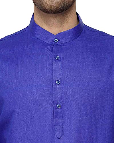 Image of Gauri Laxmi Enterprise Men's Cotton Kurta Pyjama Set
