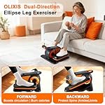 OLIXIS Under-Desk Elliptical Machine–Compact & Quiet Mini Pedal Exerciser with Adjustable Speed, LED Display, Portable Fitness Solution for Home or Office Workouts - Image 3