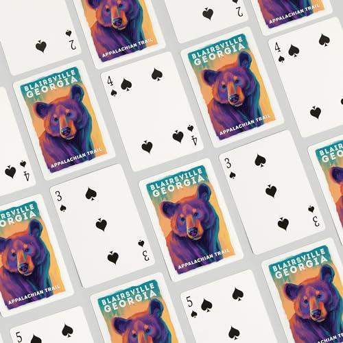Lantern Press Baraja de Poker 52 Cartas con Oso Negro miniatura 4