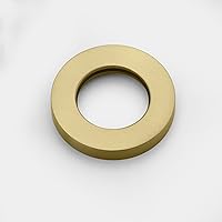 Vista 9 de SUMERAIN Grifo de bañera de montaje en pared, Llenador de bañera de alto flujo, Grifo de bañera dorado cepillado con válvula empotrada, dos manijas