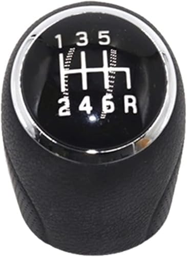 Sobeta Pomello del Cambio per Auto Leva del Cambio Antiscivolo, per S&uzuki per S-Cross per Vitara 5 6 Marce Auto Manuale Pomello del Cambio Boot Cover (Color : 6-Gang)