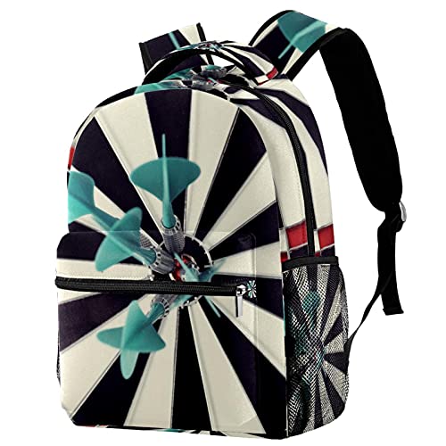 Sac à dos pour ordinateur portable grande capacité à motif de têtes de mort aquarelle multicolore