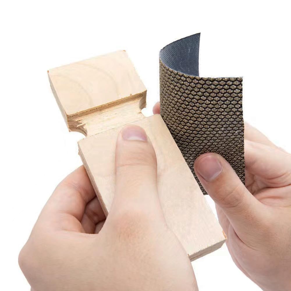 1 Uds. Papel de lija de diamante de alta resistencia-para pulir gemas, cerámica y carburo de tungsteno-3,9x3,9 pulgadas, 1 tableta(600 Mesh)