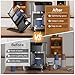 XWF Adjustable Coffee Cup Holder Organizer，Cup and Lid Holder with Storage Basket for Pods and Straws - Perfect for Office, Coffee Stations, and Disposable Cups，Plastic Cups