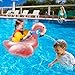 iGeeKid 2 Pack Pool Float for Kids Unicorn Flamingo Swim Floats for Toddlers Age 3-8 Years Pool Toys for Kids Inflatable Floaties Unicorn Swimming Ring Ride On for Girl Boy Summer Beach Supplies