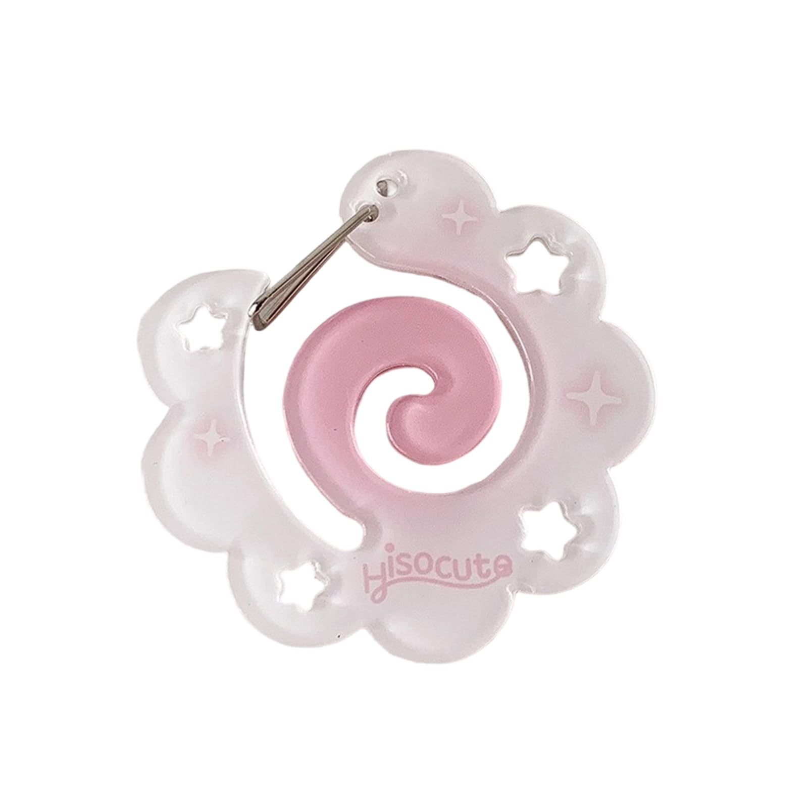 KEXIAO Carabiner Clip for Keys and Small Items Acrylic Pendant for Backpack Handbook Decoration Ita Bag Buckle Accessory