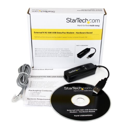 Startech.com External V.92 56K Usb Fax Modem (Usb56Kemh) #TOP3