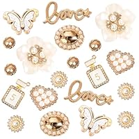 JOOTUEPO 20 Stück Schuh Charms, Schuhanstecker Anstecke, Schuhanhänger, Schuh Charms Anstecker Stecker Set für Charm Glitzer, für Crocs Anstecker, PVC Shoe Charm für Mädchen Frauen Kinder