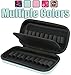 20 Bottle Essential Oil Carrying Case Premium Hard Shell Protection for up to 20 Bottles – Perfect for Roller and Standard Bottles 5ml to 10ml – Great for Travel (Teal Suede)